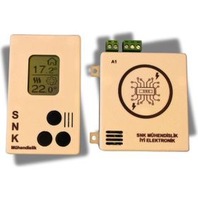 Snk NR1 Bej Kablosuz Oda Termostatı