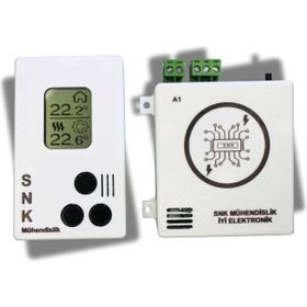 Snk NR1 Beyaz Kablosuz Oda Termostatı