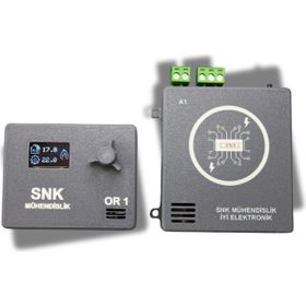Snk NR1 Gri Kablosuz Oda Termostatı