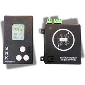 Snk NR1 Siyah Kablosuz Oda Termostatı