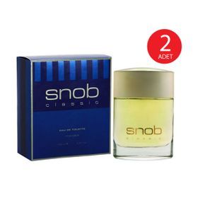 Snob 1700000004396 Klasik Erkek Parfümü 100 ml 2 Ürün Alana Hediye