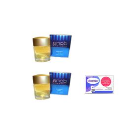 Snob 1700000004396 Klasik Erkek Parfümü 100 ml 2 Ürün Alana Hediye