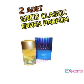 Snob 1700000004396 Klasik Erkek Parfümü 100 ml 2 Ürün Alana Hediye
