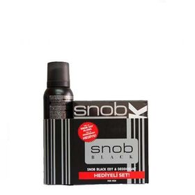 Snob Black 150 ml Erkek Sprey Deodorant