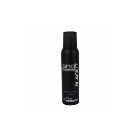 Snob Black Antiperspirant Ter Önleyici Leke Yapmayan Erkek Sprey Deodorant 150 ml