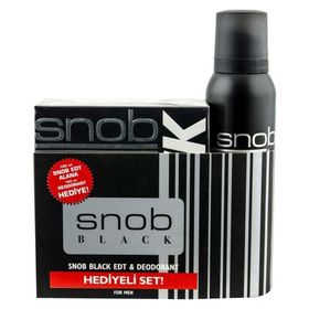 Snob Black + Classic EDT 100 ml Erkek Parfümü + 150 ml Deodorant Seti
