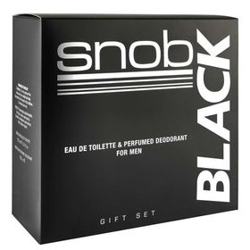 Snob Black + Classic EDT 100 ml Erkek Parfümü + 150 ml Deodorant Seti