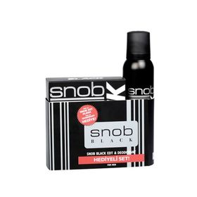 Snob Black Edt 100+150 ml Deodorant Set