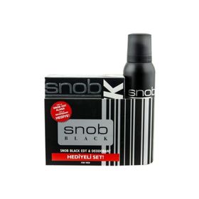 Snob Black Edt 100+150 ml Deodorant Set