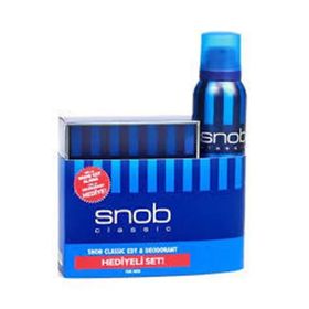 Snob Classic EDT 100 ml + Kofre Deodorant