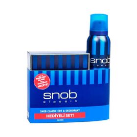 Snob Classic EDT 100 ml + Kofre Deodorant