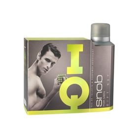 Snob IQ EDT 100 ml Aromatik Erkek Parfümü ve 150 ml Deodorant Seti