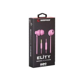 Snopy Rampage SN-R99 Elity Pembe Kulak İçi Mikrofonlu Kulaklık