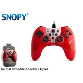 Snopy SG-300 Kırmızı 1.8m Usb Gamepad