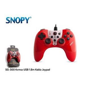 Snopy SG-300 Kırmızı 1.8m Usb Gamepad