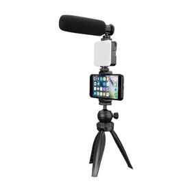 Snopy SN-11P Siyah Vlogging Mikrofon Seti