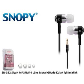 Snopy SN-322 Siyah Kulaklık