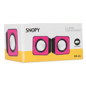Snopy SN-66 6W 1+1 Speaker Pembe