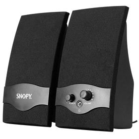 Snopy SN-84 4W 1+1 Masa Üstü USB Siyah Speaker