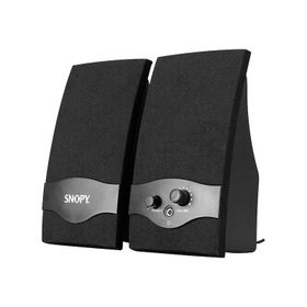 Snopy SN-84 4W 1+1 Masa Üstü USB Siyah Speaker
