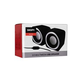 Snopy SN-C5 2.0 Multimedia Usb 5V 3 W 2 Siyah Speaker