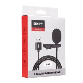 SNOPY SN-M50 Siyah Yaka Mikrofonu