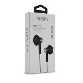 Snopy SN-X24 Siyah Kulak İçi Mikrofonlu Kulaklık