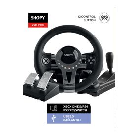 Snopy V5H Pro Metalik Pro Gaming Oyuncu Direksiyonu