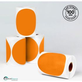 Snow 100 mm Çap 250'lik Turuncu Etiket