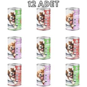 Snow Dog Premium 400 gr 12 Adet Kıyılmış Karışık Köpek Konservesi