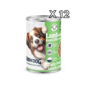 Snow Dog Premium 400 gr 12 Adet Kıyılmış Kuzu Etli Köpek Konservesi