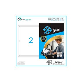 Snow SW-2002 199.6x143.5 mm A4 Lazer Etiket