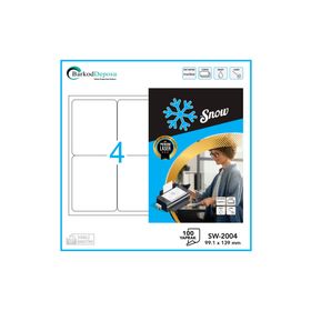 Snow SW-2004 99.1x139 mm A4 Lazer Etiket