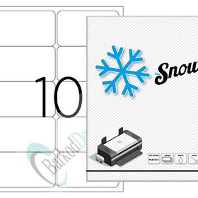 Snow SW-2010 99x57 mm A4 Lazer Etiket