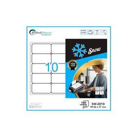 Snow SW-2010 99x57 mm A4 Lazer Etiket