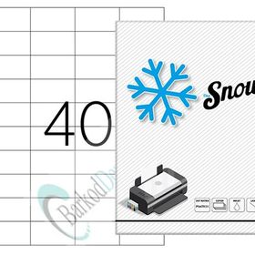 Snow SW-2040 52.5x29.7 mm A4 Lazer Etiket