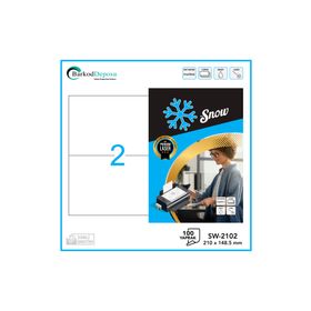 Snow SW-2102 210x148.5 mm A4 Lazer Etiket