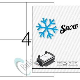 Snow SW-2204 105x148.5 mm A4 Lazer Etiket