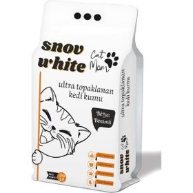 Snow White Beyaz Bentonit Kokusuz İnce Taneli 20 lt Kedi Kumu
