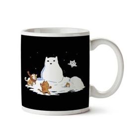 Snowcat Baskılı Kupa