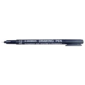 Snowman Drawing Pen 0.1mm Siyah Teknik Çizim Kalemi
