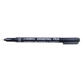 Snowman Drawing Pen 0.2mm Siyah Teknik Çizim Kalemi