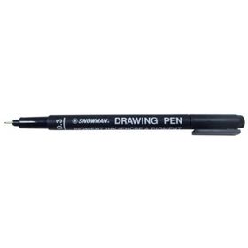 Snowman Drawing Pen 0.3mm Siyah Teknik Çizim Kalemi