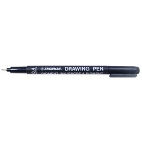 Snowman Drawing Pen 0.4mm Siyah Teknik Çizim Kalemi