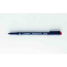 Snowman FT 700D4.K 0.4mm Kırmızı Teknik Çizim Kalemi
