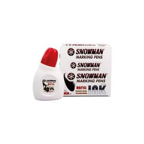 Snowman Kırmızı 30 cc Tahta Kalem Mürekkebi