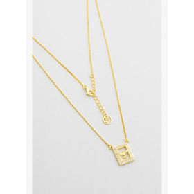 So Chic 18 Ayar 45 cm Altın Anka Kuşu Minimal Kolye