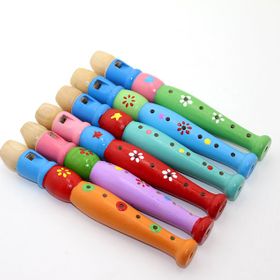 Sobepy 92-304 Küçük Ahşap Renkli Flüt