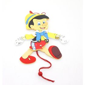 Sobepy ALK1196 Ahşap Salanan Pinokyo Figürü