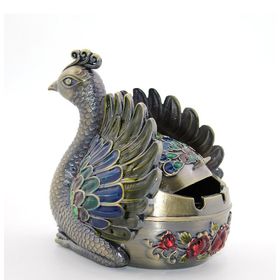 Sobepy ALK1663 Metal Tavuskuşu Figürü Küllük